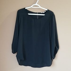 Black Hippie Rose Blouse/Top